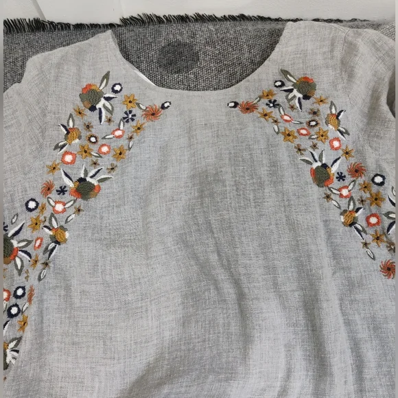 Promod Embroidered Top - Medium - Picture 7 of 8